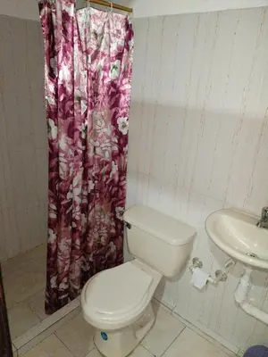 a bathroom with a toilet and a sink at casa de relajacion lowcost in La Dorada