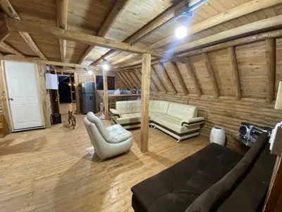 a living room with a couch and chairs in a building at chalets A-MAR By la malcriada in Guarne