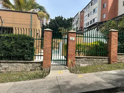 a black gate with a wrought iron fence at Modern, Apt/near tourist sites. in Medellín