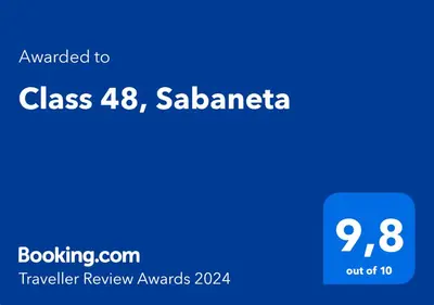 a screenshot of a cell phone with the text upgraded to class saab at Class 48, Sabaneta in Sabaneta