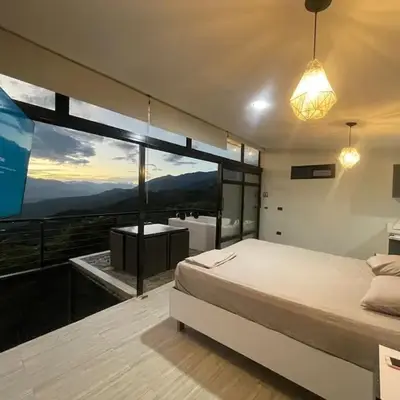 Cabaña en Sopetran con jacuzzi
