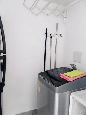 a bathroom with a toilet in a room at Semi-loft Manizales Colombia in Manizales