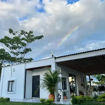 Cabaña Campestre con Piscina en la Hacienda Nápoles