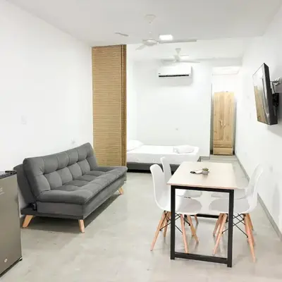 Loft del Río Honda - Apartaestudio completo con parqueadero y aire acondicionado