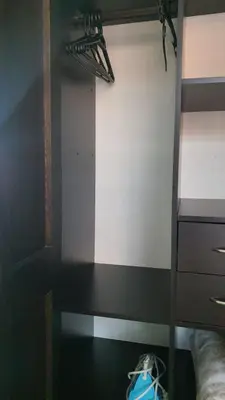 a room with a bunk bed with a shoe on the floor at Habitación en apartamento compartido en Envigado in Envigado