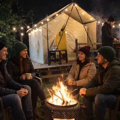 Cabaña & glamping para grupos de 4 a 6 personas