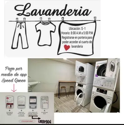 a collage of photos of a laundry room with a washing machine at Confortable apartaestudio in Manizales