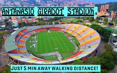 anfamous cricket stadium just min away walking distance at The Wandering Paisa in Medellín