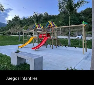 a playground with a slide at Disole 504 in Santa Fe de Antioquia