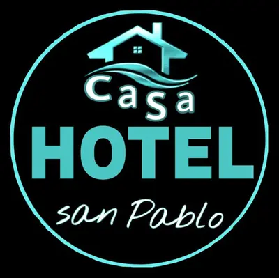 a sign that reads casa hudel san pablo at Hotel San Pablo boutique H9 in Medellín