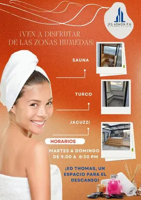 a poster for a wedding with a woman in a towel at Apartamento exclusivo en Sabaneta, Antioquia in Sabaneta