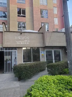 a building with a sign that saysafa cafe on it at Mde Escape in Medellín
