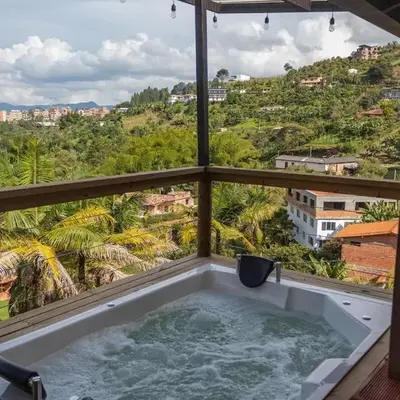 EDYMA Cabaña con JACUZZI