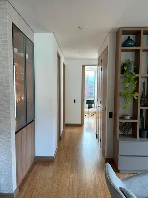 a hallway of a home with a living room at The place to stay in Medellin 802 in Medellín