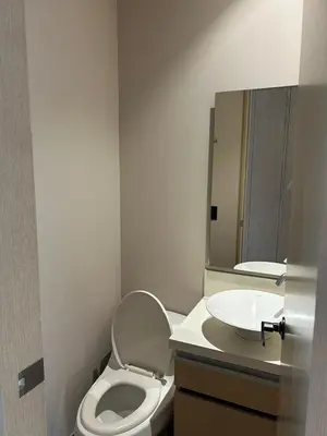 a bathroom with a toilet and a sink at The place to stay in Medellin 802 in Medellín