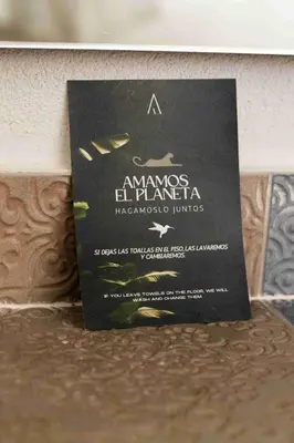 a sign sitting on top of a chocolate bar at Autenthico Sajonia Hotel Aeropuerto in Rionegro
