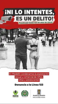 a poster for an event with a man and a woman at Living Poblado Manila 3028 Habitación Doble in Medellín