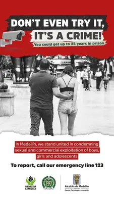 a poster for a concert with a man and a woman at Living Poblado Manila 3028 Habitación Doble in Medellín