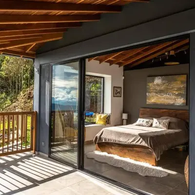 Modern mountain house