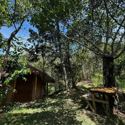 Cabaña en reserva natural