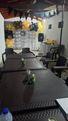 a table in a room with a bunch of chairs at EpicBK Casa Campestre en San Pedro Antioquia in Zatra Tobón