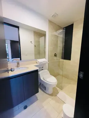 a bathroom with a toilet and a sink and a shower at Suite Rioverde Hotel Rionegro in Rionegro