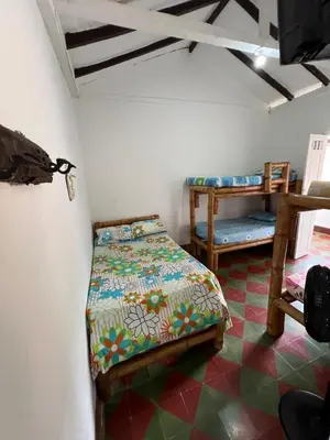 a bedroom with a bed in a room at Famihotel Asturias in Hispania