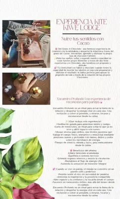 a page of a magazine with a picture of a cake at KITE KIWE LODGE - Parque Arvi in Guarne