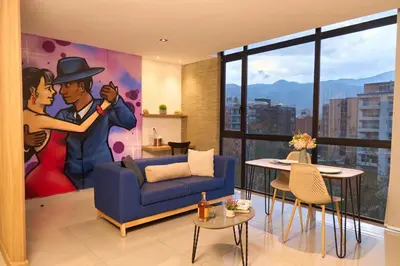 Gallery image of Stadio Haven Rosa Negra Cozy Suite in Medellín