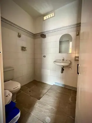 a bathroom with a toilet and a sink at Hotel San Judas in Santa Fe de Antioquia