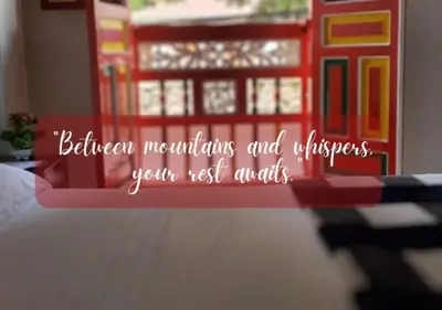 a toy lego building with the words between memories and wishes your test awaits at Refugio Sereno en Jericó 1 in Jericó