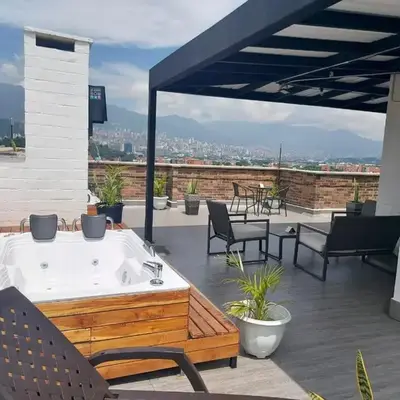 Penthouse Rooftop terrace Gem in the sky-Laureles