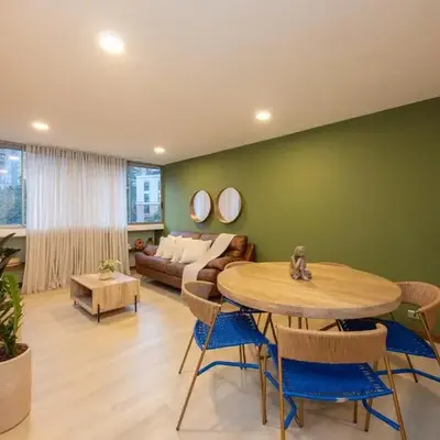 Cómodo y recién remodelado apto de 2 habitaciones cerca a Provenza
