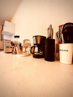 a counter top with various kitchen utensils on it at The best of Envigado, close to everything in Envigado