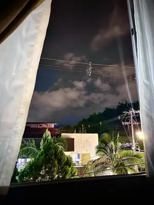 a view from a window of a building at Digital nomads, everything close Ac Wi-fi fast in Medellín
