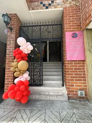 a bunch of balloons in front of a building at Urban 5th floor Living with AC unit 3Bed3bth no elevator 5 guests max in Envigado