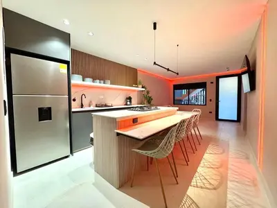 Gallery image of M201 Poblado Apt close to lleras park jacuzzi AC in Medellín
