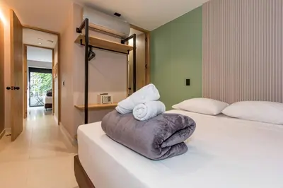 Gallery image of M201 Poblado Apt close to lleras park jacuzzi AC in Medellín