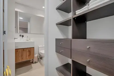 a bathroom with a sink and a toilet at Life 801 - Exclusive & Bright Apt/pool/gym/balcony in El Poblado