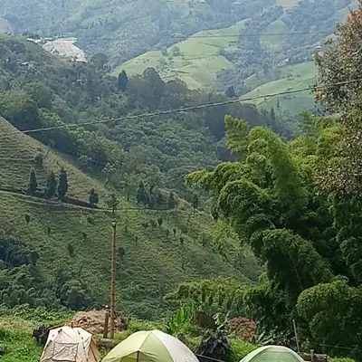 Las Hamacas Mountain Hostal zona de camping