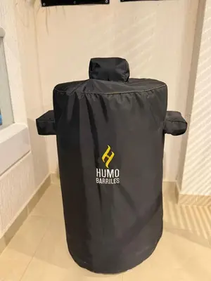 a black trash bag sitting in a room at Apartamento loft en Santa Fe de Antioquia in Santa Fe de Antioquia