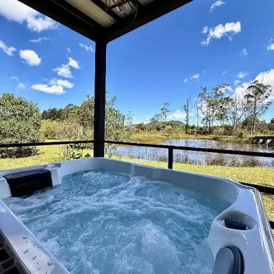 Cabaña del lago con Jacuzzi