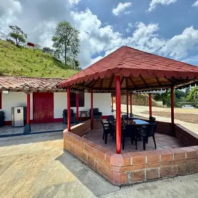 Finca cafetera para descanso