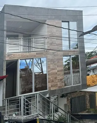 a rendering of a house with a balcony at La Casa de Oliva in Norcasia