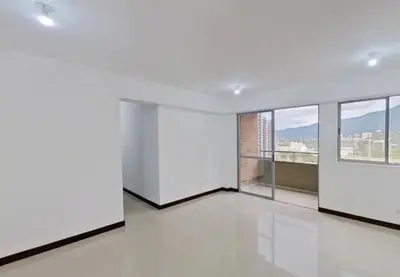 an empty room with white walls and large windows at Hospedaje, Nórdica,Medellin,Turosmocolombia-fit in Bello