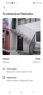 a picture of a staircase in a building at Casa estrella in Manizales