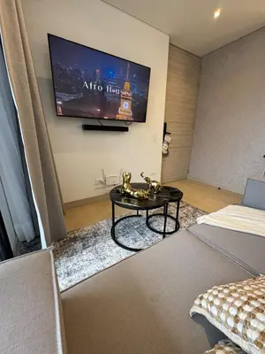 a room with a flat screen tv on the wall at Monaco by Top Location City View in Medellín