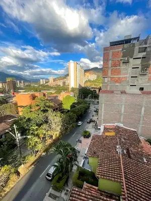 a view of a street in a city with buildings at Beautiful Duplex Apt in Cabañas Bello Antioquia in Medellín