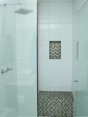 a shower with a glass door in a bathroom at Relax Medellín 10ppl 3br 4b Jacuzzi 2,075 sq ft in Medellín