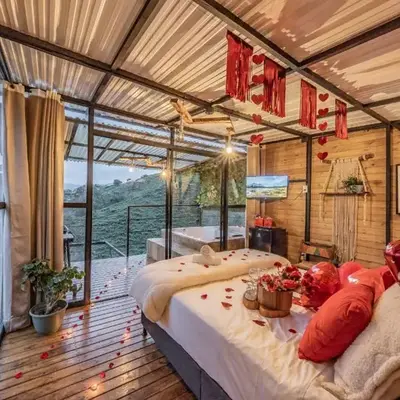 Glamping con vista de lujo